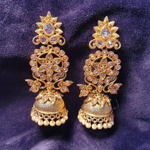Beautiful Jhumka earrings / Indian jewelry
